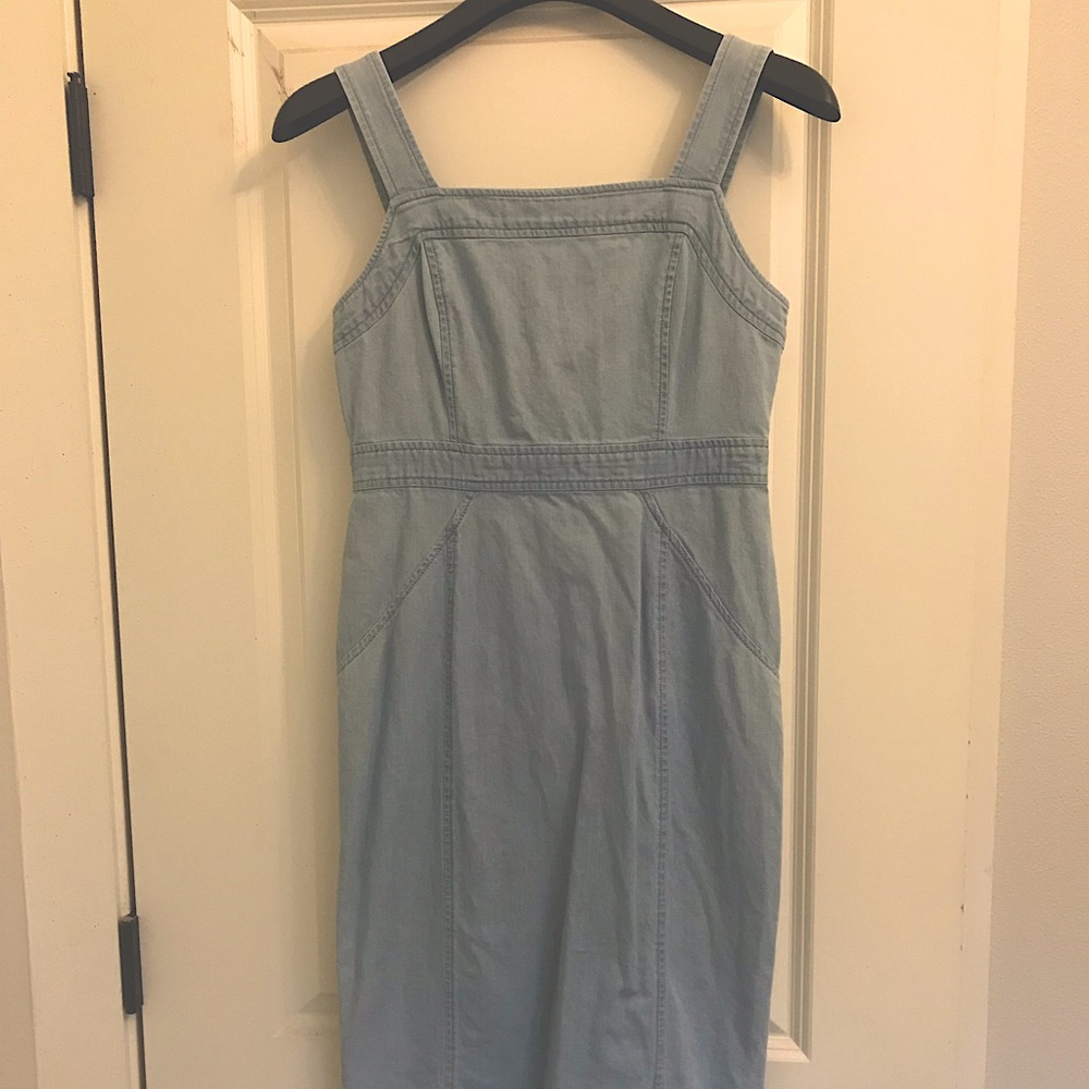 BP Soft Denim Summer Midi Dress